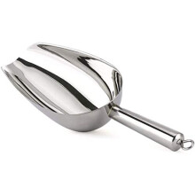 Kenbutsu Ice Scoop 12oz 11 tommer medium rustfrit st?l metal mad scoops til k?kkenfest bar bryllup holdbar og tunge opvaskemaskine sikkert.
