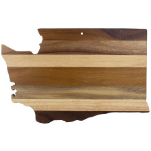 Helt bambus Rock & Branch Series Shiplap Washington State formet tr? servering og sk?rebr?t | Fantastisk til v?gkunst