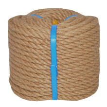 Naturlig Jute Rep Hamp Rep (3/8 tum x 100 fot) Stark Jute Tråd för Hantverk