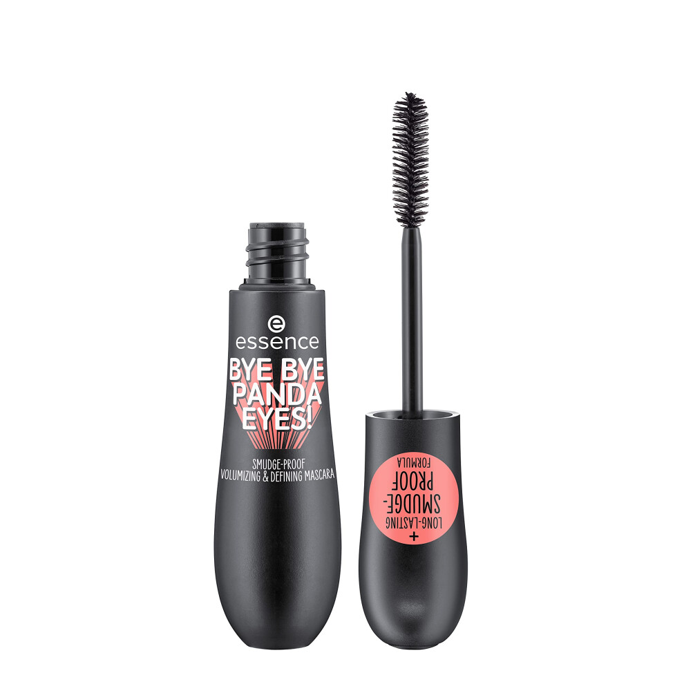 Essence | Lot de 3 mascaras Bye Panda Eyes | Mascara volumateur anti-bavures | Vegan, sans parab   nes, sans huile | Non test    sur les animaux