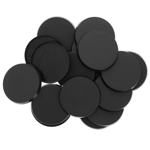 MB750 100pcs Στρογγυλές Πλαστικές Βάσεις 50mm για Μινιατούρες ή Επιτραπέζια Παιχνίδια