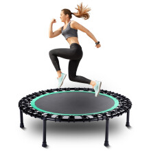 Rebounder-Trampolin f r Erwachsene, 40 Zoll, Mini-Trampolin, Bungee-Rebounder, bungstrampolin f r Erwachsene, Fitness Gr n