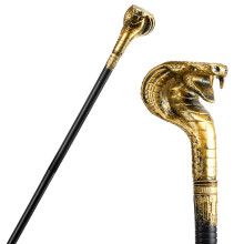 Canne de marche Halloween Spooktacular, Bâton Serpent Égyptien pour Déguisement Halloween