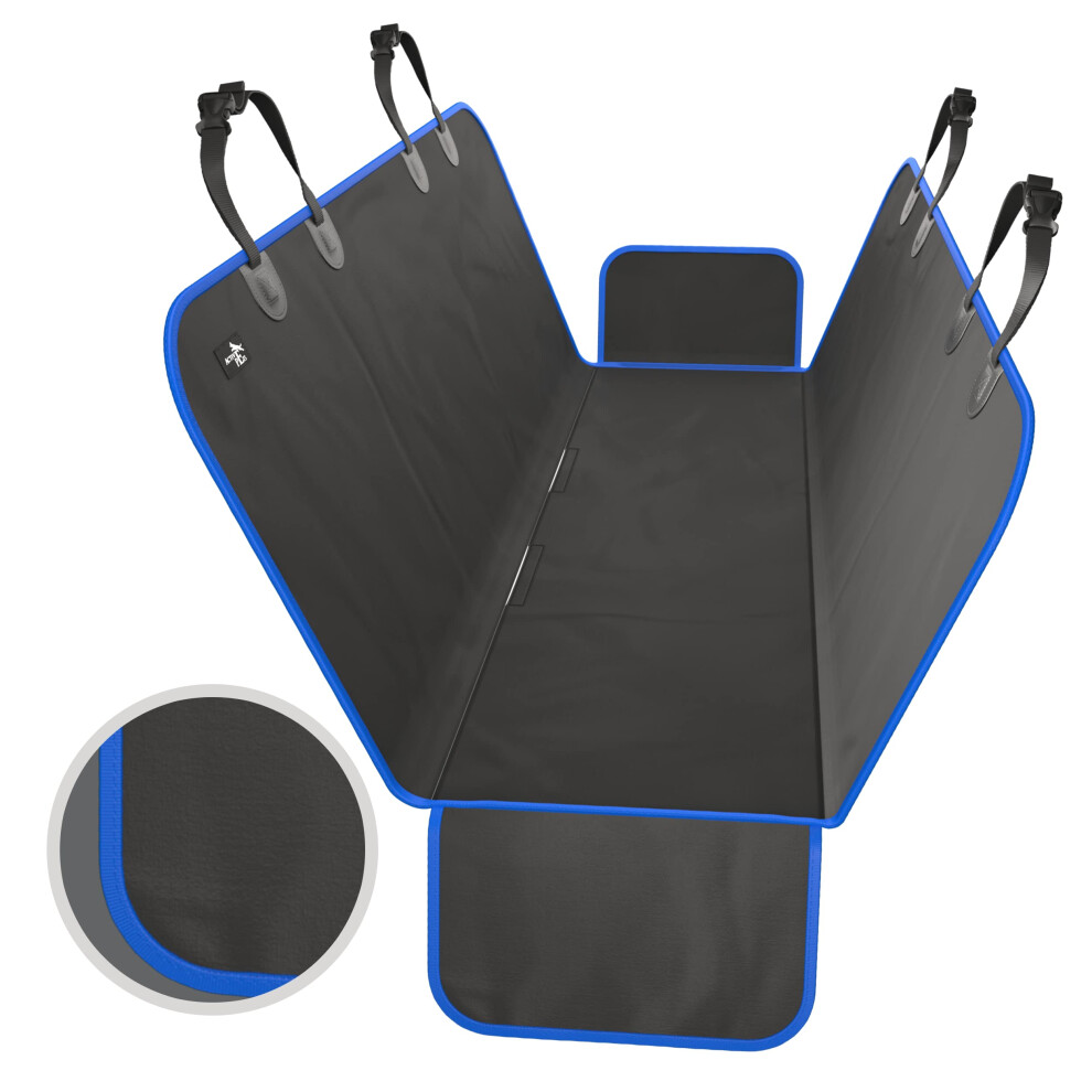 Coprisedile Auto In Cotone Active Pets Per Cani - Coprisedile Impermeabile Standard Per Sedili Posteriori Di Suv O Camion - Protezione Per Bagagl-image