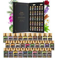 S?t med ?teriske olier - ?teriske olier - Perfekt til diffuserbefugter Aromaterapi Massage Hud- og h?rpleje 30x5 ml