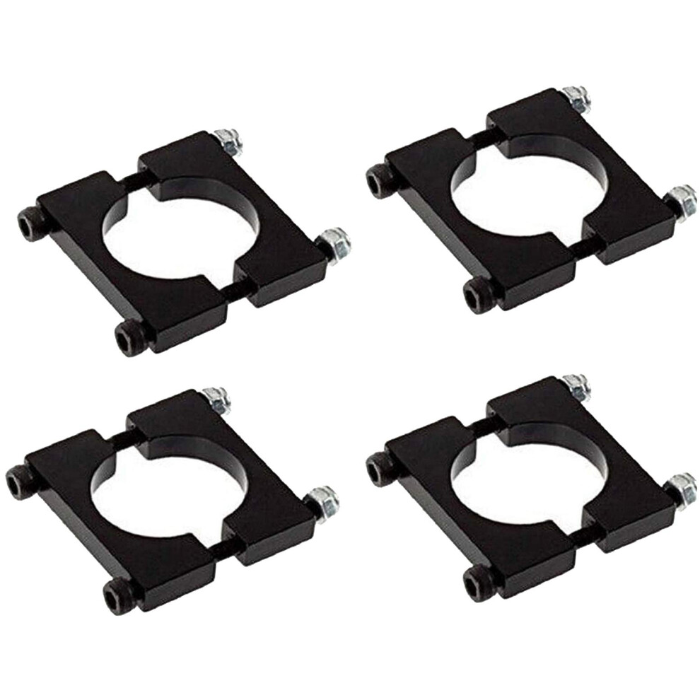 Vgoohobby Lot De 4 Supports De Fl Che Tubulaires En Alliage Cnc De 16 Mm, Pince De Fixation Pour Moteur, Si Ge Compatible Avec Les Avions Rc Diy,-image
