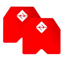 Gewichtswesteplatten - 5,75 lb -Platten, die in einem Paar verkauft wurden - 14 Pfund Gesamtweste - F & F -Stahl - kompatibel mit den meisten Wes