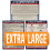 Documents fondateurs americains Extra Large Lined Lined 3 Pack: US Constitution Declaration d'independance et la Declaration des droits comprend 1