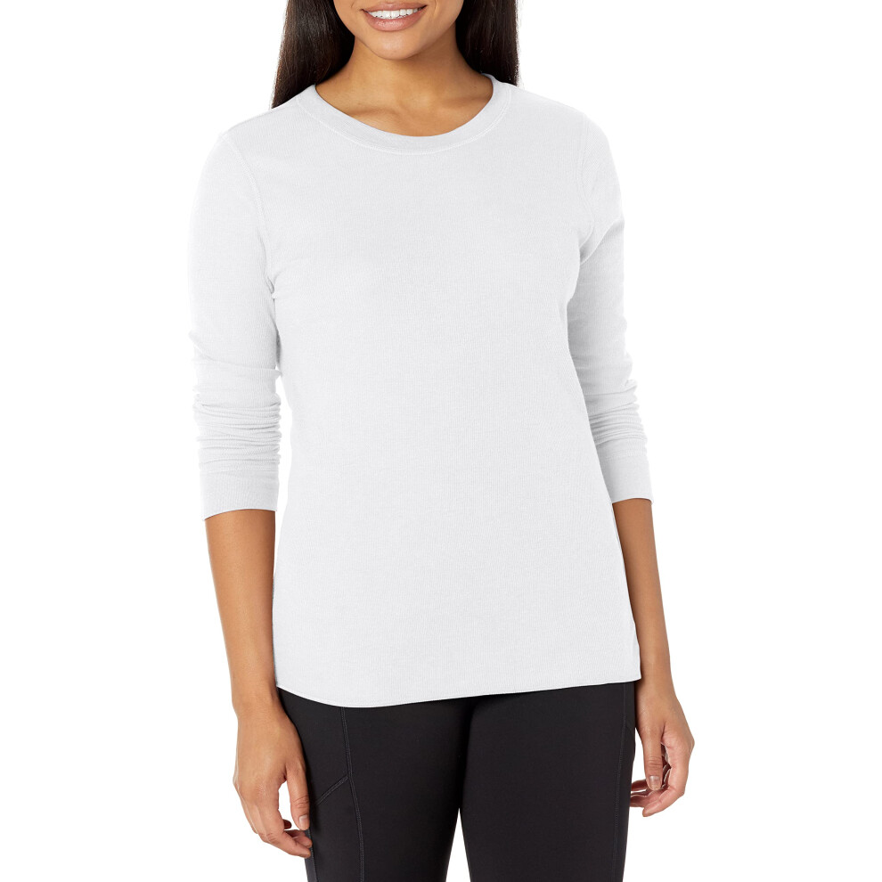 Fruit of the Loom Women's Micro Waffle Premium Thermal Underwear Tee Shirt  White  4X Plus