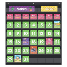 EAMAY Classroom Mnedlig kalender lommeskema med 71 kort til brn, der lrer til hjemmet Hjemmeundervisningsartikler og klassevrelses must haves