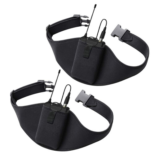 IRASPIN 2 Pack Microfoonriem - Innovatieve Rubberband Lock voor Instructeurs