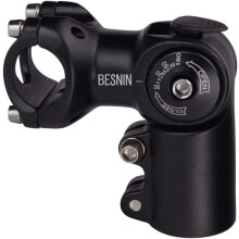 BESNIN regulowany wspornik roweru 0-90 stopni 31,8 mm lub 25,4 mm 60 mm lub 90 mm lub 93 mm lub 100 mm regulowany wspornik MTB czarny lub czerwony ws