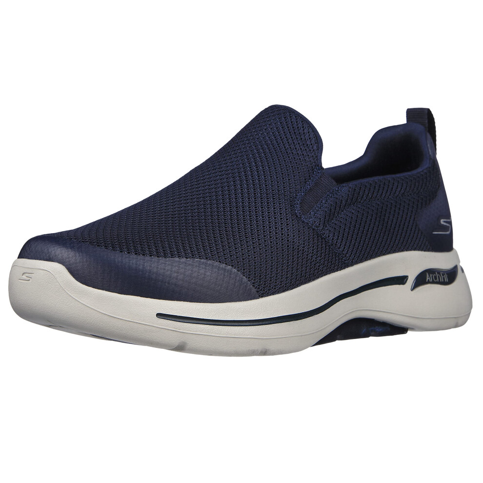 Skechers Men's Gowalk Arch Fit-Athletic Slip-On Casual Loafer Walking Shoe Sneaker  Navy/Grey  15