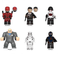 Serie de TV Mini Bloques de Construcción Muñecas Figuras de Acción Juguetes de Montaje