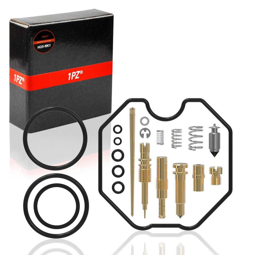 1Pz H25-Rk1 Carburetor Carb Rebuild Kit Replacement For Honda Recon Trx 250 Trx250es Trx250ex Trx250te Trx250tm 1997-2005 4741506628324