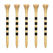 Tee da golf in legno Zivisk da 2-3/4 pollici, 100 pezzi, lunghezza 2,75 pollici, colore naturale, 70 mm