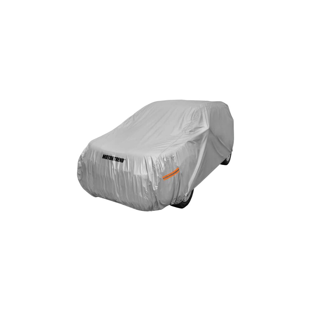 Motor Trend Safeguard Car Cover For Vans/Suv - Advanced Protection Formula All Weather Waterproof Outdoor Vehicle Cover Fits Vans & Suvs Up To 200 L 826942150630
