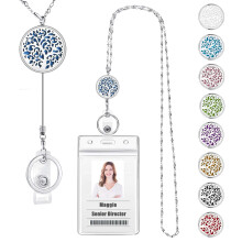 Usangers Lonyard retractable - Longes retractables pour badges id keys femmes mignon enseignant lonyard avec support d'identite
