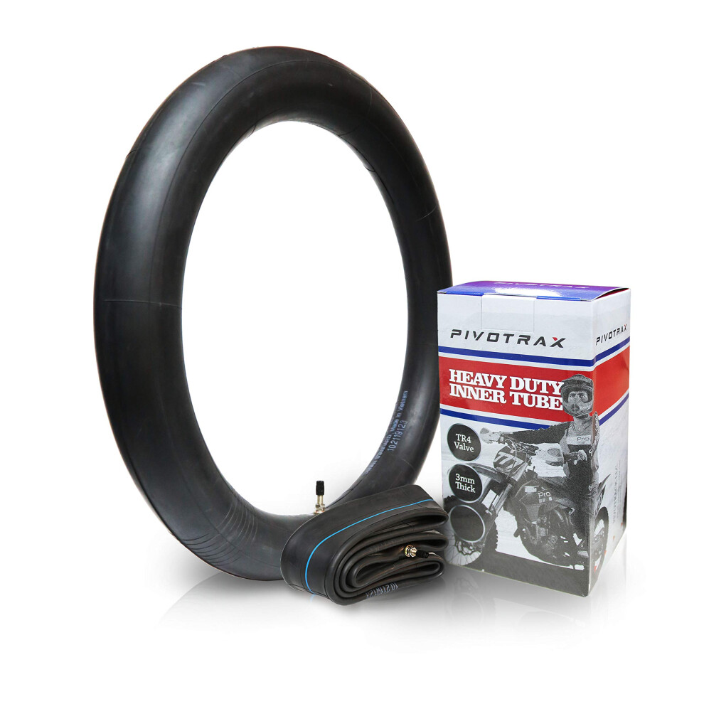 Chambre    air robuste pour moto PIVOTRAX 100/90-19 (4,10 x 19) - 3 mm d'  paisseur - TR4