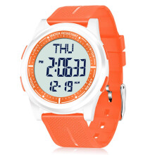 Beeasy Watch Digital Watch Waterspert com StopWatch Alarme Countdown Dual Time Time Ultra-Fino Super-grande angular exibi o de pulso digital par
