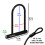 Master Lock 7.25 U Lock with Looped End Cable Black 3