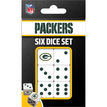 MasterPieces Game Day NFL Green Bay Packers Six Piece Team Logo Ternings?t D Seks Standardst?rrelse