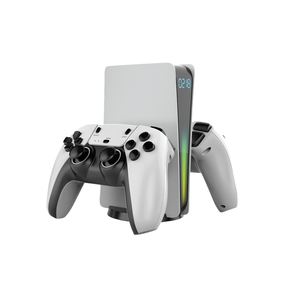 Wireless Gaming Controller Kit 2 Players Handheld Game Console Tv For Psp 10 Emulators 64G+10000 Games White 4851161938819