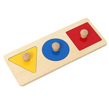 Montesoori Babyspeelgoed Puzzels Kleurrijke puzzels met meerdere vormen Speelgoed voor 6-12 maanden 1 2 3 jaar oude peuters (3 stuks)