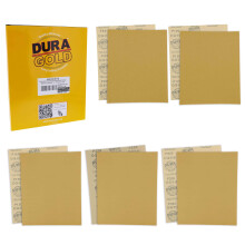 Dura -Gold Premium 9 """" x 11 """" zloty papier scierny 2 kazdy 80 120 150 220 320 SIEDZICIE SIEDZICA 10 CALO CALOSC DREWNOSC DREWNIKA AUTOMOTYWA