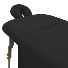 LONDON LINENS Mjuk Mikrofiber Massagebordsark Set 3 Delar - Inkluderar Massagebordsöverdrag, Fitted Ark och Ansiktskuddeöverdrag