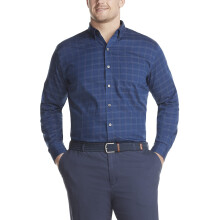 Van Heusen ανδρικό πουκάμισο Big & Tall χωρίς ζάρες, Σαλάχι Ναυτικό, 4X-Large Big US