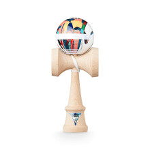 Krom - Kendama Toy Noia 4 - Original - Hochholzqualitt - extra stark - fr Anfnger und Pro - Geschenkpaket: zustzliche Schnur + Aufkleber