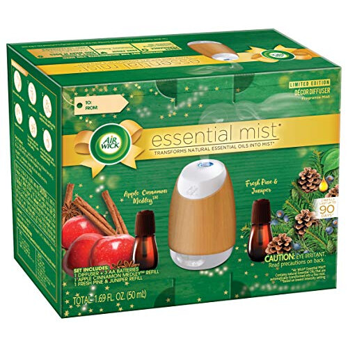 Air Wick Air Wick Air Wick Essential Mist Fall Starter Kit (1 Diffuser 2 Refills) Apple Cinnamon Woodland Pine 3 Count