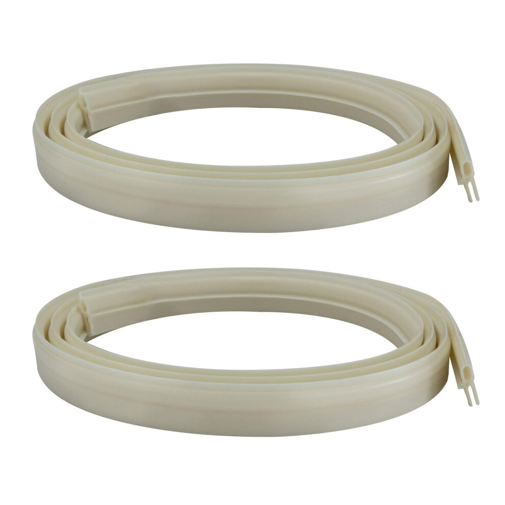 Recpro Rv Roof Vent Seal Vinyl Seal 51 Rv Seal Replacement For Ventline Hengs And Camco Roof Vents Made In America 2 Pack White 193652043676