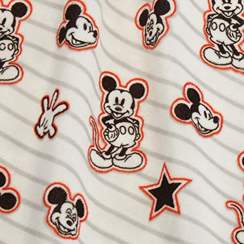 Cudlie Disney Μωρό Αγόρι Κουβέρτα Mickey Mouse Διπλής Όψεως & Γκρίζο Καπέλο με Αυτιά 2