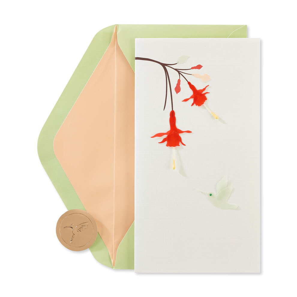 Papyrus Blank Card (Hummingbird)