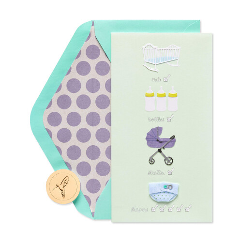 Papyrus Baby Shower Card (store ?ndringer)