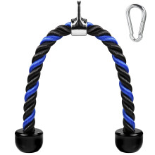 AWEFRANK Deluxe Trizeps-Seilzugkabel, 27 und 36 Zoll Seillange, leicht zu greifende und rutschfeste Kabelbefestigung fur Workout-Ubungen im Fitne