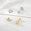Fomissky Secure Oreing Backs for Studs 3 paires Spring Verrouillage Boucle d'oreille Remplacements 3