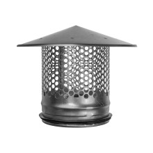 5 Inch Round Roof Rain Cap HVAC Vent Galvanized Steel All Weather Chimney Cap Roof Top Round Roof Vent with Rubber Gasket for Perfect Insulation Vent