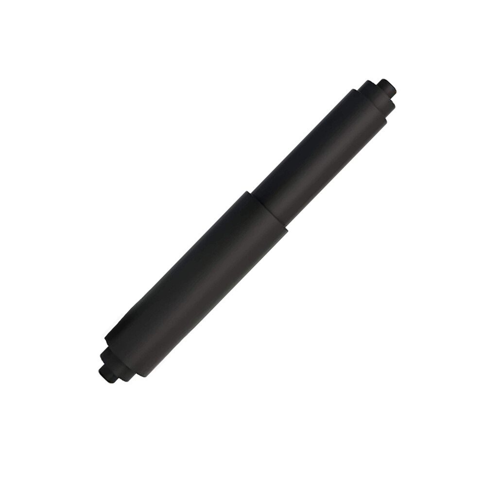 Toilet Paper Roller Holder 7 Inch Black - Plastic Spring Loaded Replacement Spindle Rod - Roll Extender fits Extra Large Bathroom Tissue Rolls-image-OPC-PFKZJGT-NEW