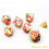 Bescon Dice Fruit Polyhedral Dice Set Novelty RPG DICE SET AF 7 2