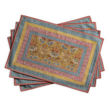 Maison d' Hermine Cloth Placemat 100% Cotton Decorative Washable Table Placemats Dining Home Wedding Banquet Buffet Marquise - Spring/Summer Set