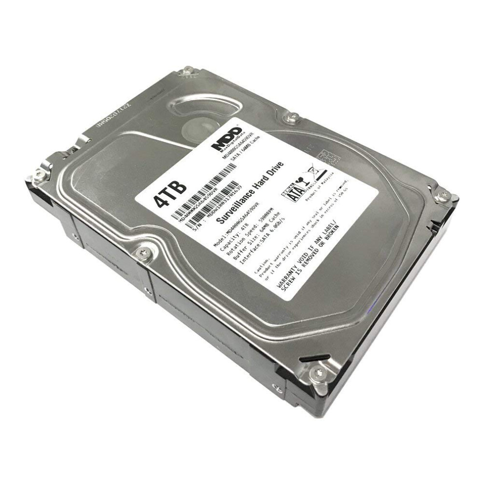 Maxdigitaldata 4Tb 64Mb Cache 5900Pm Sata 6Gbps 3.5Inch Internal Surveillance Hard Drive Md4000gsa6459dvr Renewed 649661295563