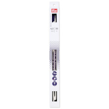 Prym Ergonomics 12"""" Single Point 6mm 2-delige breinaalden, n maat, wit
