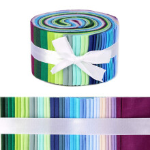 Lot de 40 rouleaux de tissu en coton pour patchwork, ...