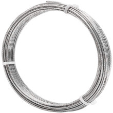 Vinyl Coated Picture Hanging Wire #6 50-Feet Braided Picture Wire Heavy Supports up to 60lbs for Photo Frame Picture Artwork Mirror Hanging(2mm x 15