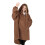 THE COMFY Teddy Bear Quarter-Zip | Oversized Mikrofaser & Sherpa Tragedecke, Einheitsgröße - Camel 3