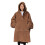 THE COMFY Teddy Bear Quarter-Zip | Oversized Mikrofaser & Sherpa Tragedecke, Einheitsgröße - Camel 1
