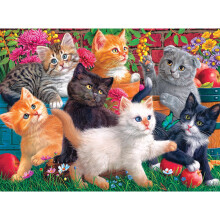 RoseArt Fancy Cats Kiscick jtk kzben 750 darabos kiraks jtk felnotteknek